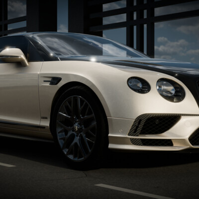 Bentley Continental GT визуализация