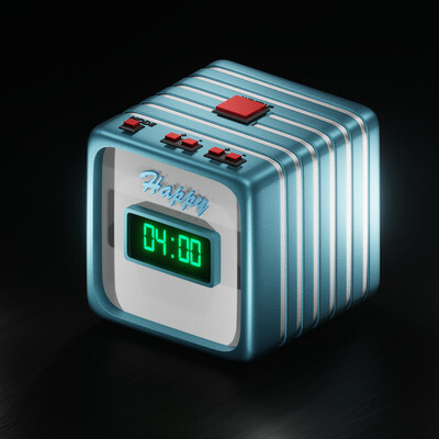 Будильник 3D Модель