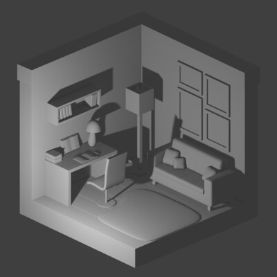 Комната 3D Модель
