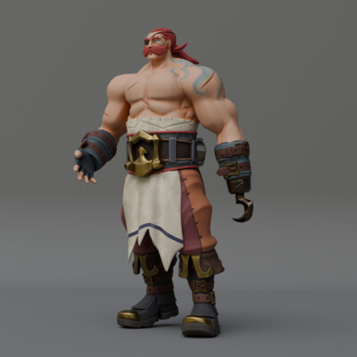Braum 3d character