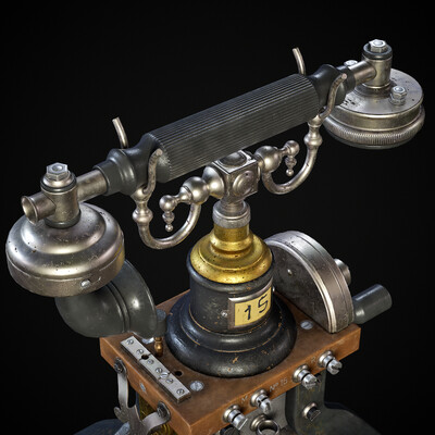 Старинный телефон L.M. Ericsson