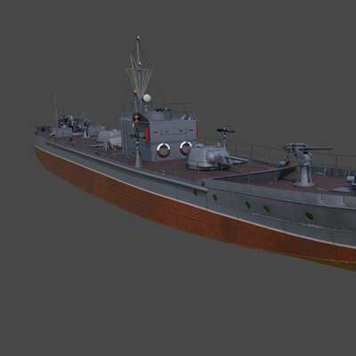 Морской бронекатер проекта 161. 1943 год.