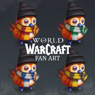 Пепе из Хогвартса (World of Warcraft фанарт)