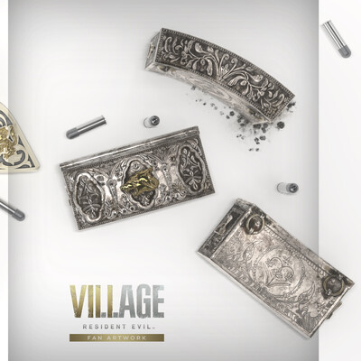 RE:Village | Silver cartridge box