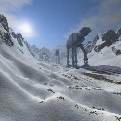 AT-AT на марше