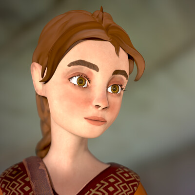 3D-модель главной героини игры