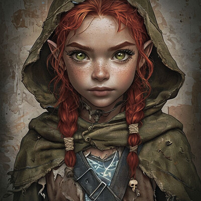 Young Half-Elf Girl