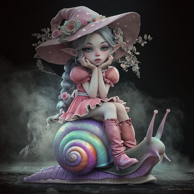 Witch on Snail