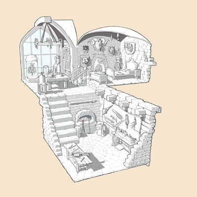 monster hunter's house