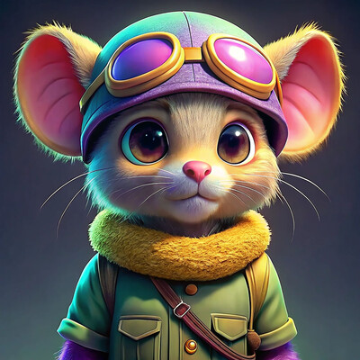 Rainbow mouse