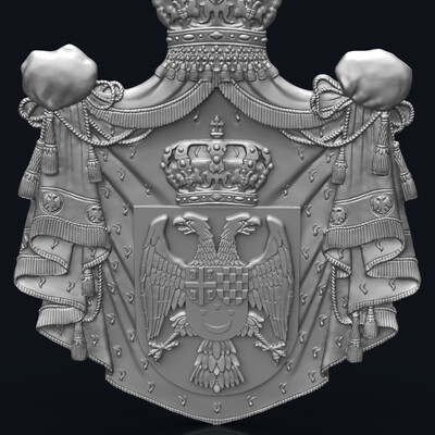 Барельеф "герб"