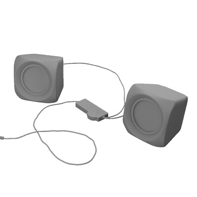Table Compact Speakers USB Plug
