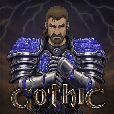 Gothic - обложка к комиксу и книге (cover comic book)