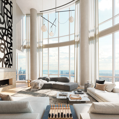 Hudson Yards Penthouse: An Oasis of Light and Openness