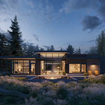 The Wildflower House: Modern Design in Oregon’s Countryside