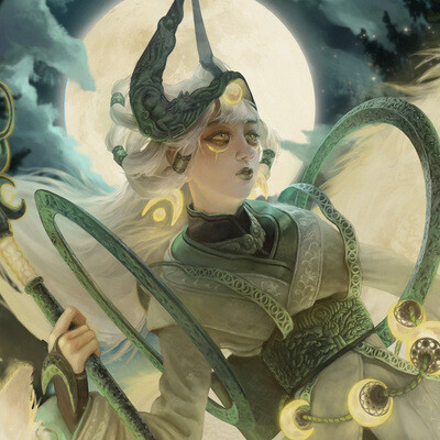 Lunara, the Moon Priestess