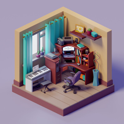 3D комнтата