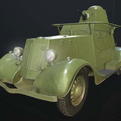 Легкий бронеавтомобиль образца 1940 года с 7,62-мм пулеметом ДТ-29, или БА-20М