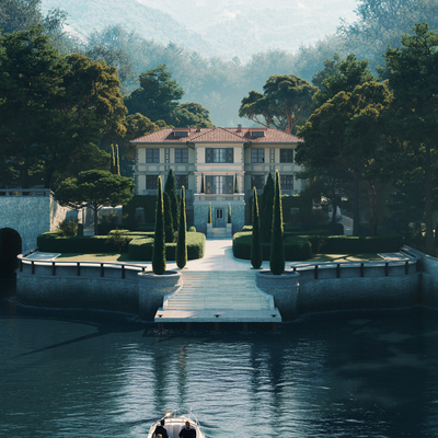 Виктор Тверитин – Рендер дня «Italian villa»
