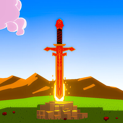 Fire sword