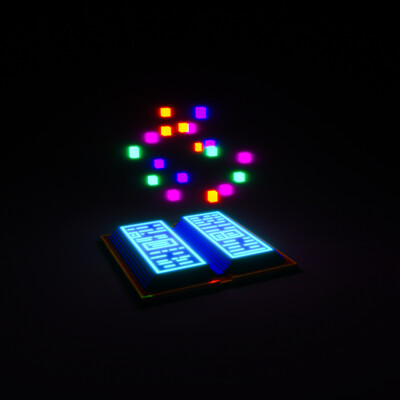 Voxel magic book