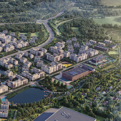 3D master plan concept