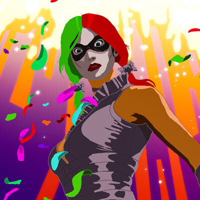 Pixel Harley Quinn