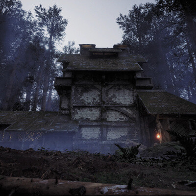4 a.m. in an abandoned house.
