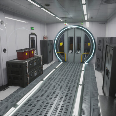 Lab changing room