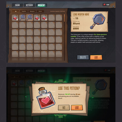 Дрингель Ангелина / курс "Дизайн игровых интерфейсов (UI/UX)"