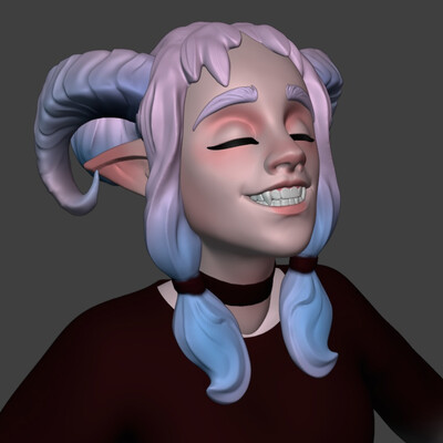 Tiefling girl