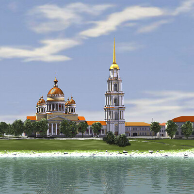 Спасо-Преображенский собор в городе Рыбинске