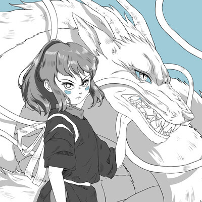"Spirited Away" принт