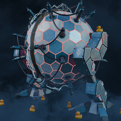 Kamikaze Naval Mine Robot
