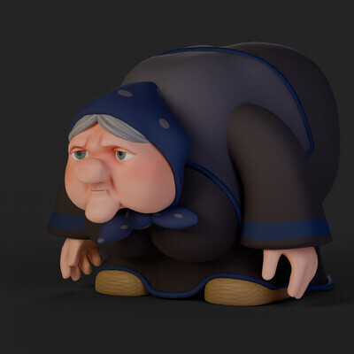 Бабуля из мультфильма «Три богатыря»