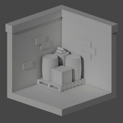 Склад 3D Модель