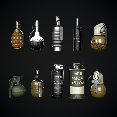Pack of grenades
