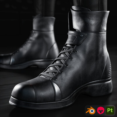 Game-Ready Modern Boots
