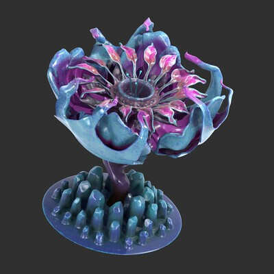Pandora's flower (inspired by the movie Avatar).