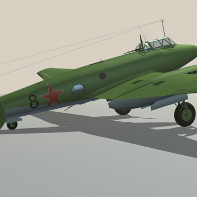 Фронтовой бомбардировщик Петляков-2