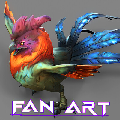 Stylized rooster