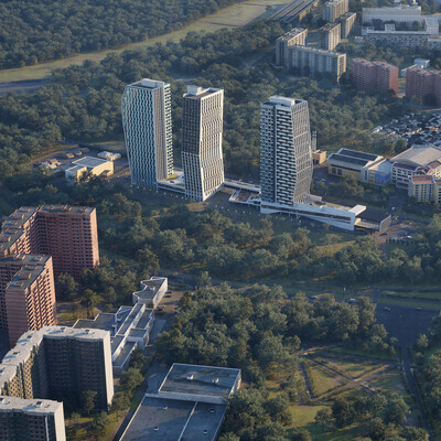 Жилой комплекс в Москве / Residential complex in Moscow