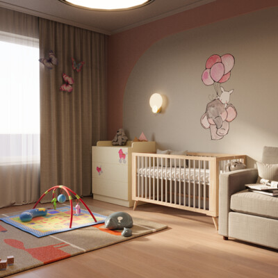 Детская комната в 3Ds MAX
