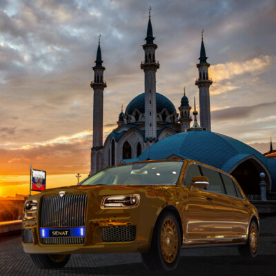 Упражнение с 3д моделью автомобиля Аурус