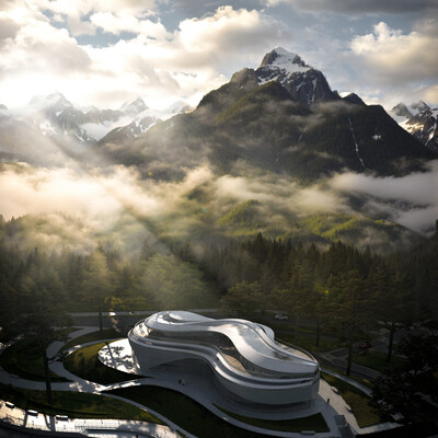 Bionic concept pavilion