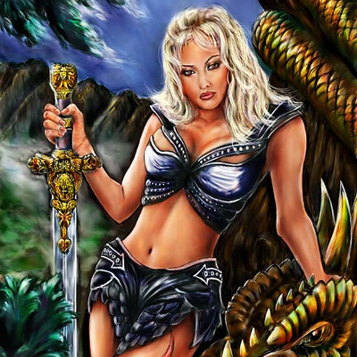 Amazon and Serpent (color)