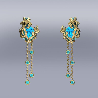 Texture earrings