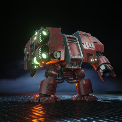 warhammer 40000 fan art dreadnought
