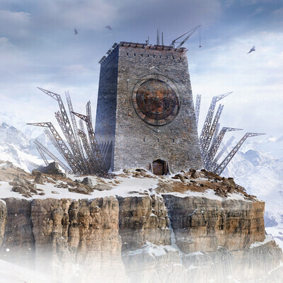donjon in the mountains