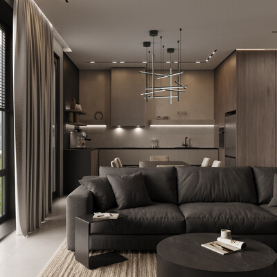 Kitchen-living room #7